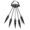 Creative Exaggerated Dubai Indian Finger Wrist Chain Bracelets for Women Punk Nail Rings With Bracelet Y2K Jewelry Steampunk - Image 5