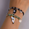 Cartoon Enamel Animal Cat Flower Bracelet for Women Men Charm Pet Pendant Strap Rope Bracelets Handmade Friendship Jewelry - Image 2