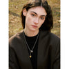 50cm Valentine's Day Gift Stainless Steel Heart Love Pendant Chain Necklace Gold Silver Color Charm Jewelry Gift - Image 3