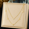 316L Stainless Steel Simple Versatile Zircon Geometry Flowers Bowknot Series Pendant Necklace Lady Classic Charm Jewelry - Image 23