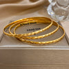 Minimalist Thin Round Stainless Steel Bangle Bracelet for Women Stackable Gold Color Cuff Bracelet Hand Jewelry Gift - Image 6