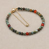Faceted Sandstone Double Layer Beads Strand Bracelets Bangles Elegant Bohemian Magnetic Women Jewelry - Image 30