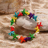 Shell and Starfish Charm Bracelet with Adjustable Rope Detail - Image 12