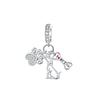 Silver Dog Charms French Bulldog Poodle German Shepherd Beagle Dachshund Pendants Fit Bracelets DIYJewelry Gift - Image 28
