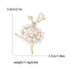Enamel Ballerina Brooches for Women Pearl Elf Pins Rhinestone Girls Banquet Party Backpack Gift Jewelry Accessories - Image 19