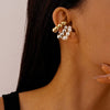 Non-Piercing C-Shaped Clip Earrings with Rounded Bead Accents - Image 20