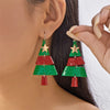 Cute Nutcracker Soldier Pendant Earrings For Women Shiny Rhinestone Imitation Pearl Elegant Earrings Christmas Year Jewelry - Image 29