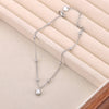 Stainless Steel Gold Plated Stylish Anklet for Women Cubic Zirconia Chain Summer Jewelry - Image 5