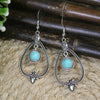39 Styles Bohemian Vintage Tibetan Silver Geometric Drop Earrings For Women Ethnic Blue Stone Tassel Dangle Earrings Jewelry - Image 15