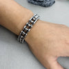 1pcs Punk Rock Stainless Steel Biker Mens Bracelet Link Chain Motorcycle Bike Bicycle Chain Bracelets Bangles Jewelry - Image 6