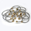 Stainless Steel Birthstone Twists Cuff Bangle for Women Rhinestone Design Stackable Bangle Bracelet Jewelry Gifts - Image 3