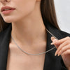 1mm 2mm Round Snake Chain Necklace for Women Stainless Steel Link Chain Choker Necklace Jewelry Gifts 40/45/50/60/70cm - Image 3
