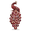 and peacock open screen brooch, European and American retro colored enamel pin accessories - Image 17
