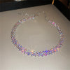 Colorful Rhinestone Choker Necklace with Multiple Color Options - Image 7