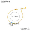 Women Jewelry Gold Plated Stainless Steel Necklace Cz Zircon Pendant 12 Month Birthstone Bracelet - Image 17