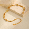 Chic Three-layer Rice Bead Round Anklet for Women,Gold Color Stainless Steel Snake Chain Anklets,Summer Vacation Jewelry Gift - Image 5