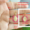 Virgin Mary Pendant Charm Necklace Women Cross Scared Heart Jesus Choker Seed Beads Stainless Steel Chain Gold Color Mom - Image 3
