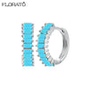13mm Crystal Hoop Earrings for Women Silver Needle Zircon Huggie Small Earrings Hoop Piercing Jewelry Gifts - Image 15