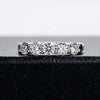 JoyceJelly 4mm Vvs Ring For Women Total Silver Jewelry Pass Diamond Tester Wedding Bands - Image 3