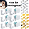 6pcs Disposable Ear Piercing Gun Built-in Earrings Studs Safety Self Ear Piercing Tools Set - Image 20