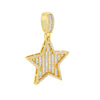 Iced Out Hip Hop Star Pendant Necklace for Men Women Bling Cubic Zirconia Cz Paved Jewelry - Image 8