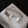 Weave Twist Geometric Wide Cuff Bracelet For Women Couples Ethnic Simple Personality Vintage Party Jewelry Gifts - Image 7