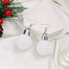 Christmas Snowflake Star Ball Shaped Bulb Earrings Hook For Women Ear Dangle Drop Xmas Party Jewelry Gift - Image 16
