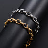 6.5mm Punk Handmade Stainless Steel Bracelet Link Oval Chain for Women Men Rock Boy Hand Chain Wristband Anklets Metal Jewelry - Image 3