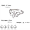 Cute Bee Finger Ring Stainless Steel Gold Color Women Rings Insect Animal Jewelry Birthday Gift - Image 7