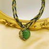 Multilayer Beads Chain Crystal Gem Stone Pendant Necklaces Boho Statement Jewelry - Image 43