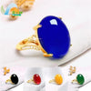 Red Agate Jade Ring Female Opening Adjustable Simple Style Chalcedony Silver Ring for Mom Women Rings Jewelry Gift - Image 4