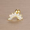 1PC 316L Stainless Steel Geometry Stud Earrings For Women Star Moon Lobe Daith Helix Cartilage Earring Piercing Jewelry - Image 28