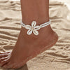 Bohemian Style Rice Beads Anklets for Women Five Shell Flower Anklet Bracelect Party Beach Jewelry Collar Girls Feet Chain - Image 7
