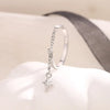 A Girl 1Pcs Chain Tassels Ring Adjustable Simple Korean Women Party Ring Finger Korean Silver Color Jewelry - Image 7