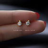 Mini Crystal Butterfly and Flower Stud Earrings in Multiple Designs - Image 36