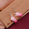 Summer Sweet Resin Drink Cup Dangle Earrings for Women Girl Kids Popsicle Beer Milk Tea Ice Cream Drop Earrings - Image 10