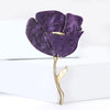Resin Rose Flower Brooch with Pin Back in Multiple Colors - Image 18