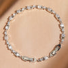 Zircon Leaf Bracelets for Women Sliver Color Crystal Men Bangles Heart Zircon Girls Party Jewelry - Image 5