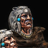 Personality Creative Celtic Tribe Chief Wolf Head Totem Vintage Ring for Men Domineering Punk Ring Party Jewelry Gift - Image 1