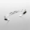 Stainless Steel Polished Design C Shape 6MM Wide Bangle Men Punk Bracelet Couple Jewelry - Image 5