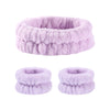2pcs One Pair Wash Face and Wrist Band Absorb Water Sweat Wiping Bracelet Hairband Moisture Proof Sleeve Wrist Guard - Image 7
