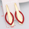 European Oval Hanging Earrings Punk Coiled Metal Women's Earrings Colorful Long Dangle Earrings Big Round Earrings - Image 12