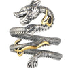 Buyee Silver Unique Big Ring Elegant Chinese Dragon Open Ring Finger for Men Rock Punk Jewelry Circle Gift - Image 6