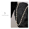 Natural Freshwater Pearls Stainless Steel Beads Gold Color Necklace Women Handmade Jewelry Gift - Image 19