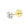 Surgical Steel Cartilage Studs Earrings Earring Set Flat Back Helix Tragus Piercing Jewellery for Women - Image 4