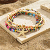 Colorful Starfish Pendant Rice Beads Beaded Anklet for Women Summer Multi-layer Bracelet Anklet Bohemian Leg Jewelry - Image 12