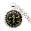 12 Constellation Scorpio Sagittarius Capricorn Aquarius Pendant Antique Bronze Necklace Glass Dome Zodiac Jewelry For Gift - Image 19