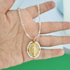 Virgin Mary Stainless Steel Pendant Charm Necklace Women Choker Beads Chain Gold Silver Color Rainbow Colorful Jewelry - Image 13