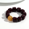 Acrylic Geometric Bead Bracelet with Elastic Stretch Fit - Image 30