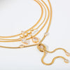 Delicate Shiny Cubic Zirconia Collar Pendant Necklace For Women Sweet Chic Stainless Steel Jewelry Gift - Image 2